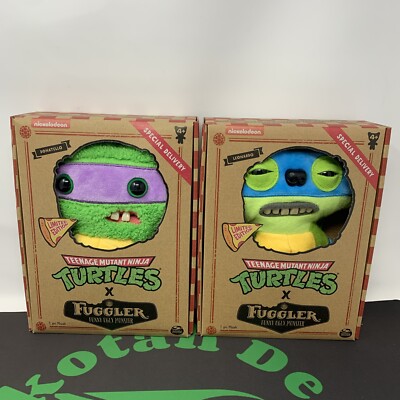 Fuggler Teenage Mutant Ninja Turtles Donatello & Leonardo Plush Limited Edition