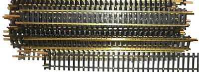 HO SCALE 12 PCS BRASS 9'' STRAIGHT TRACK COMPATIBLE WITH ATLAS & BACHMANN NEW