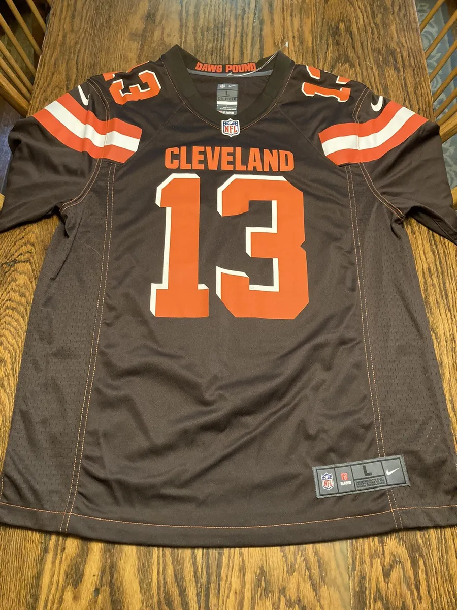 Buy Odell Beckham Jr Cleveland Browns Signed Nike Orange Game Jersey