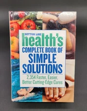 Bottom Line Health's Complete Book Of Simple Solutions Hardcover GREAT