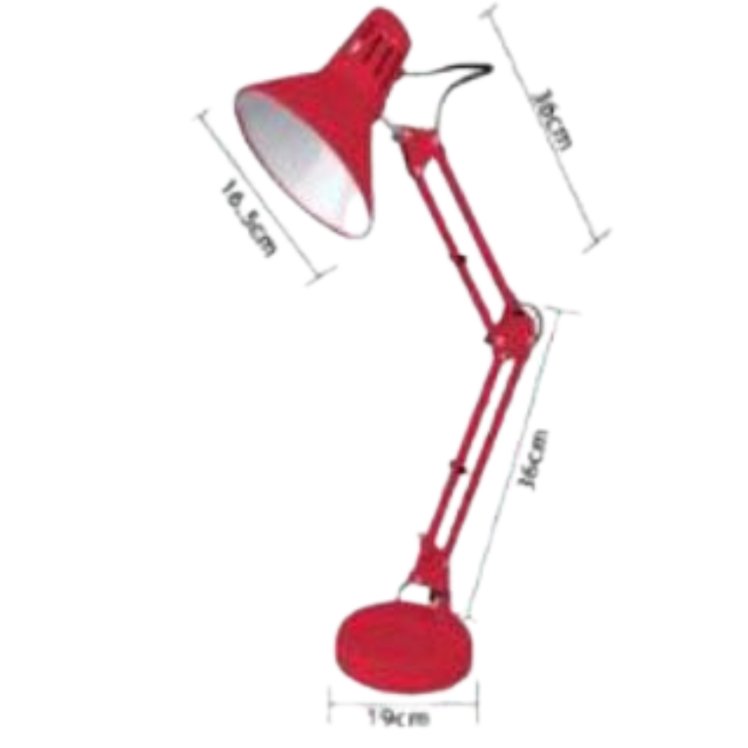 Lampada Da Scrivania Argento Luce Led E27 In Metallo Flessibile Pieghevole Snodabile Con Morsetto Lume Tavolo - Foto 6