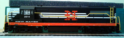 HO SCALE BOWSER GE U25B NEW HAVEN NH #2514 DCC & SOUND 691-23134 - Picture 4 of 11