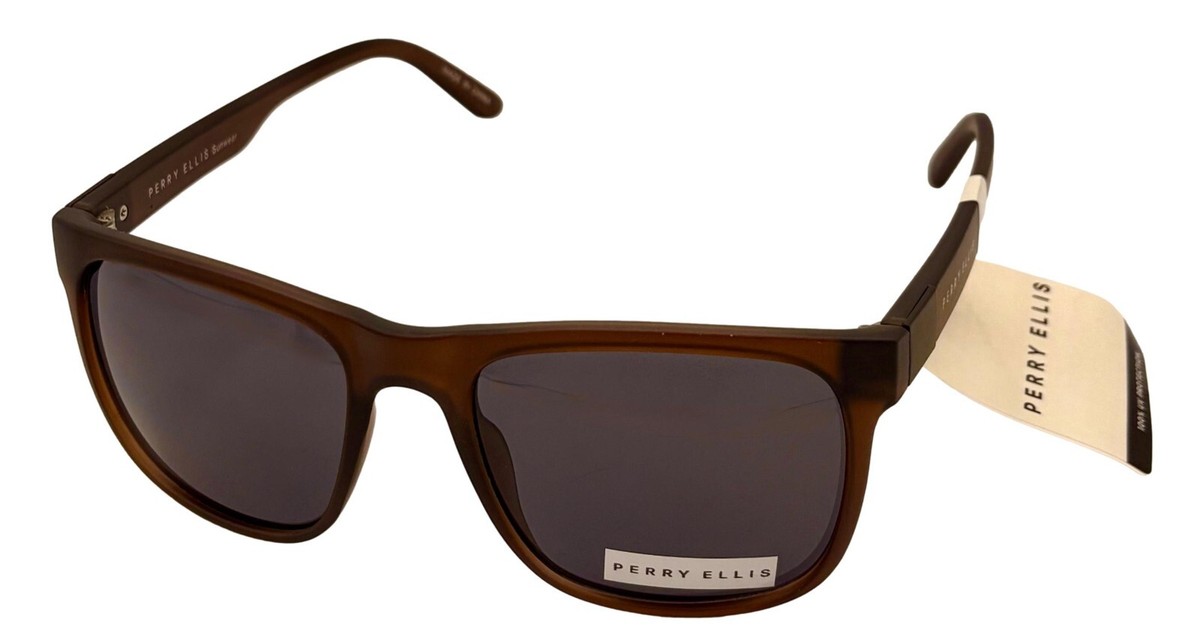 Perry Ellis Brown Sunglasses Perry Ellis Brown Men Sunglass Metal Aviator Brown, Brown  main image 2