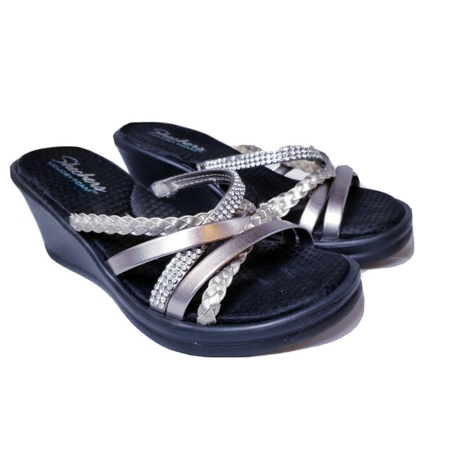 memory foam platform sandals
