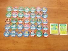 Vintage Pokemon Chips And Cards From Master Trainer Board Game