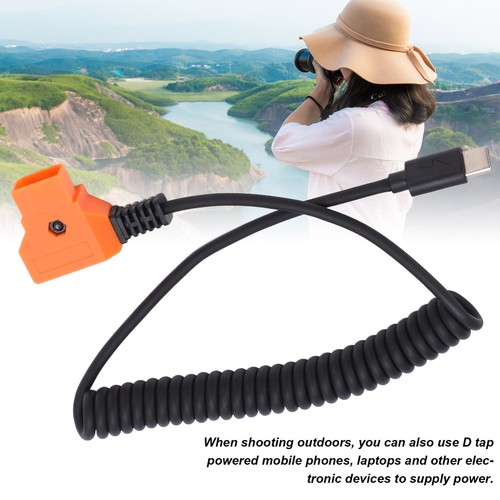 USB C Phone Tablet Device Universal Type C to D Tap Power Cable for Camera New - Picture 12 of 12