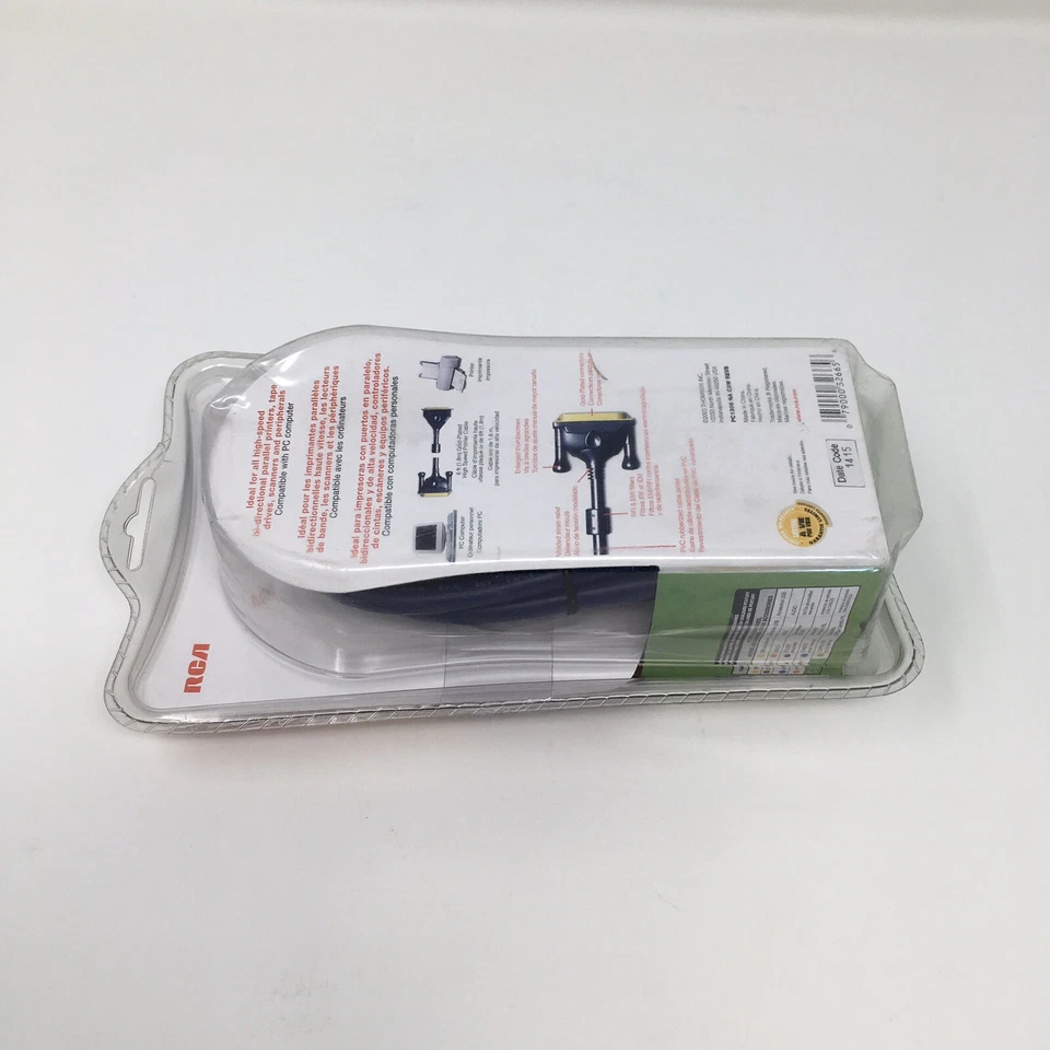 RCA PC1306 IEEE 1284 Printer Cable (6 ft) - Image 4 of 4