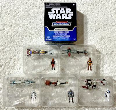 STAR WARS MICRO GALAXY SERIES 7 SET OF 5 INCLUDES CHASE FIGIURE *NEW OPENED*
