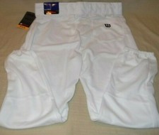Pantalon de baseball softball homme adulte Wilson blanc adulte petite