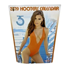 Official 2019 HOOTERS GIRLS Calendar Hot Sexy Female Bikini Models Sealed NOS
