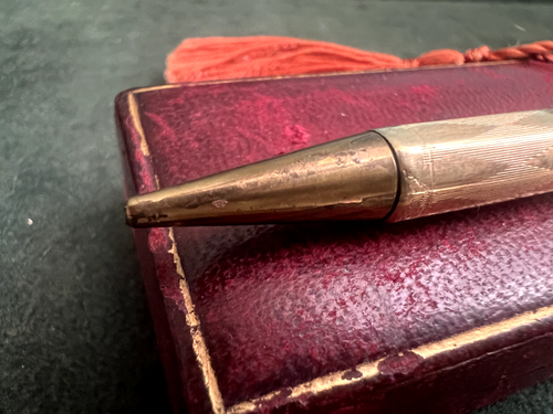 Zenith Stift Druckbleistift Extra 18 Montegrappa Giullocchè Laminat Antik - Bild 6 von 12