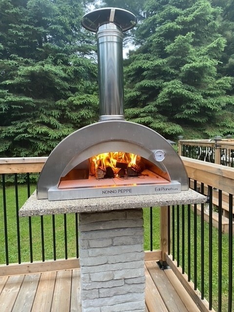Outdoor Pizza Oven Nonno Peppe by EdilPlanet, Made in Sicily, Wood