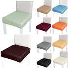 Waterproof Seat Covers Dining Room Chairs Pu Leather Strech Chair Seat Covers