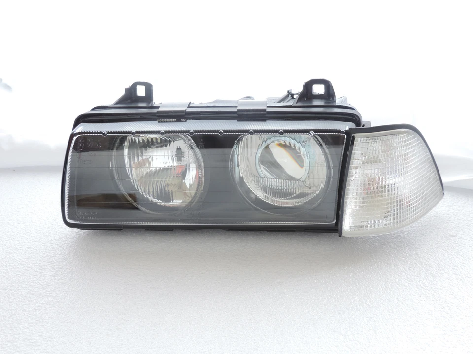 Faro proyector lente de vidrio Hella + luces de esquina transparentes para BMW E36 CUPÉ 2D Foto 4 de 4