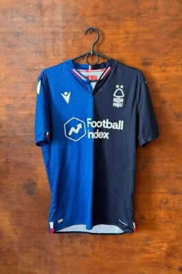 NOTTINGHAM FOREST 2019/2020 AWAY FOOTBALL SHIRT TRIKOT MACRON GRÖSSE M ERWACHSENE