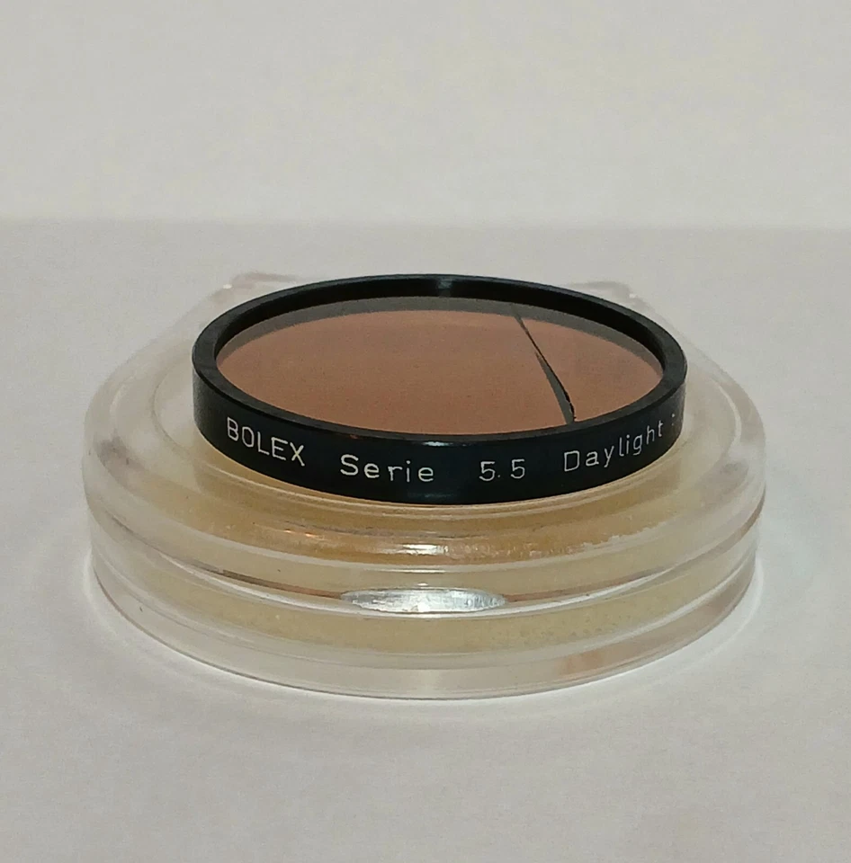 RARO! Cámara fotográfica vintage SUPER 16 BOLEX serie 5,5 filtro de luz diurna SWITAR 10 mm Foto 2 de 4