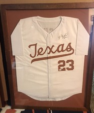 Brooks Kieschnick Retired Longhorns Framed Baseball Jersey 