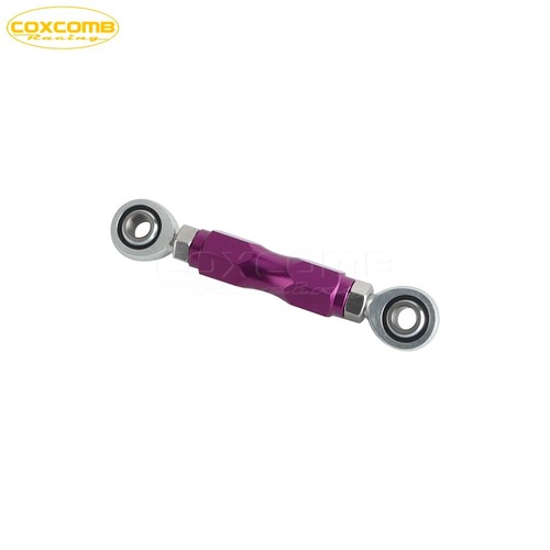 Purple Mid-Control Adjustable Shift Linkage Rod For Harley Dyna Softail FXLR FXR - Picture 5 of 8