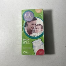 Baby Basics Bottle Liners 8 fl oz Ready-Formed Disposable 100 Liners New