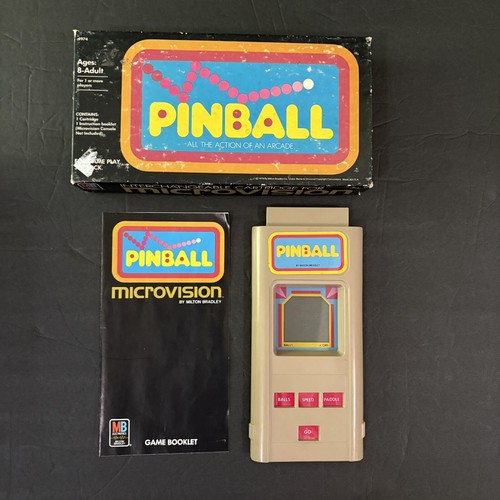 Milton Bradley Microvision Game Console Block Buster Tested Pinball CIB Manual - Picture 16 of 23