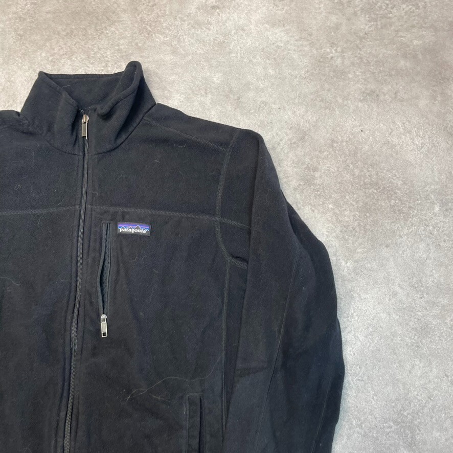 Patagonia Fleece Womens Medium Y2K Full Zip Outdoor Jacket, Black image 2