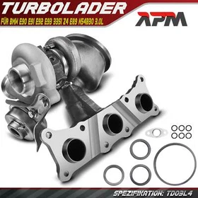 Turbolader Rechts für BMW 3ER E90 E91 E92 E93 335i Z4 E89 sDrive35i N54B30 3.0L
