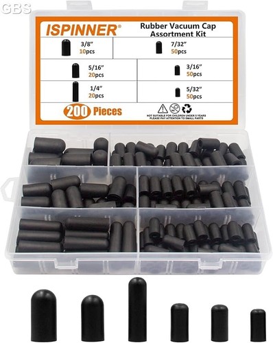 CARBURETOR & VACUUM RUBBER CAP PLUG ASSORTMENT KIT INTAKE VACUUM LINES - Picture 16 of 19