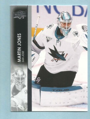 2021-22 Upper Deck Hockey Series Martin Jones #150 Goalie San