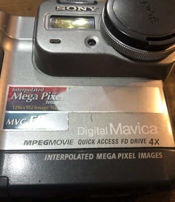 Sony Mavica MVC-FD83 0.9MP Digital Camera - Silver (MVCFD83) for