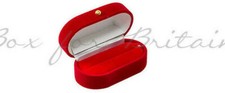 Velevt Double Ring Box,Wedding Ring Boxes, Red Velvet Ring Box Cufflinks Boxes