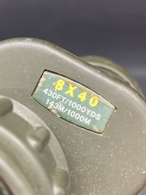 トイガン tasco TAS-R385 TASCO 323RZ GREEN BINOCULARS 8X40 WIDE ANGLE, 472 FT 1000 YDS | eBay