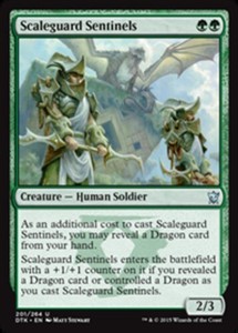 Scaleguard Sentinels x4 - Dragons of Tarkir - NM-Mint, English - Dragons of Tark