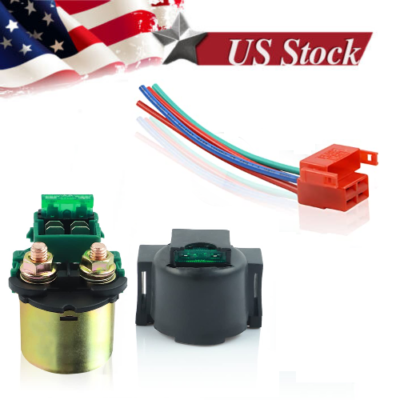 Starter Relay Solenoid + Plug For Honda Shadow VT500 VT600 VT700