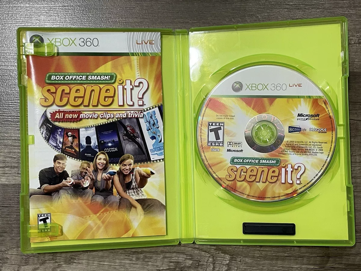 Scene It?: Box Office Smash - Xbox 360 Game in 2023