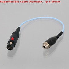 Bodypack Microphone Mini-XLR TA5F 5Pin Female to 3.5 mm TRS Locking Socket Cable
