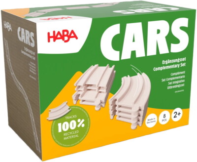 HABA Kugelbahn Cars Ergänzungsset 8-teilig 2011844001
