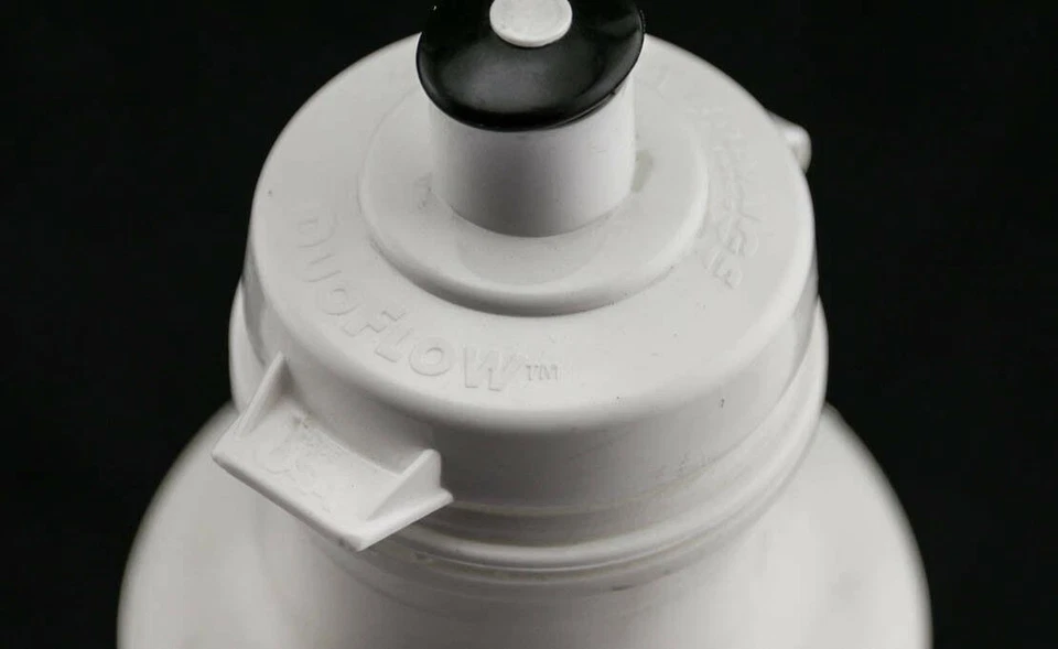 2 件 California Springs DuoFlow 24 盎司自行车水瓶白色新品 — 第 3/4 张图片