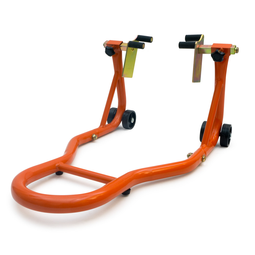Bloque roue avant orange pour l'hivernage de la Buell M2 Cyclone