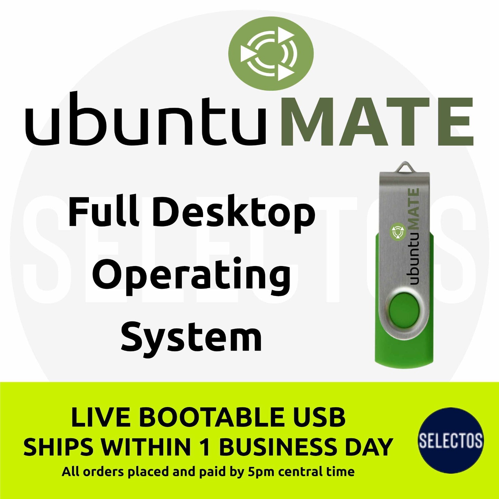 Ubuntu MATE 22.04 Jammy Jellyfish 64bit USB Boot / Live USB Replace Windows  | eBay