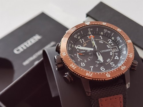 CITIZEN Altichron ref. BN4049-11E Eco-Drive watch altimeter bussola uhr  compass | eBay