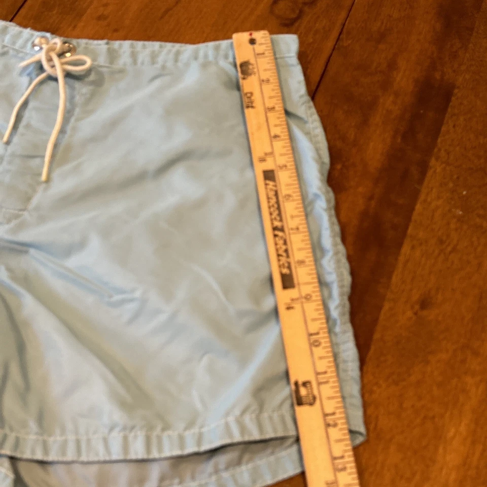 "De colección Años 80 90 EE. UU. Birdwell 305 Beach Britches Azul Ojal Único 28"" Etiqueta Sin Tamaño" Foto 4 de 4