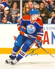 Edmonton Oilers Ryan Nugent Hopkins Signed Autographed 8x10 Photo COA B