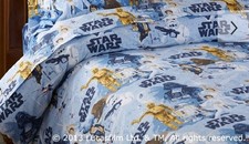 Star Wars Pottery Barn KIds A New Hope Cotton Percale Twin Size Duvet Cover
