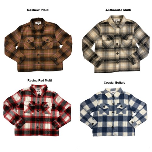 BB Dakota By Steve Madden Women's Button Down Boxy Shacket - 第 1/7 張圖片