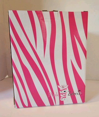 Pink Zebra Simmering Lights World Globe Accent Shade - Picture 8 of 8