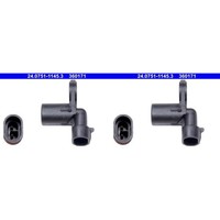 2X ATE ABS-SENSOR Raddrehzahl Hinten Vorne Passend FüR Jaguar XJ XK