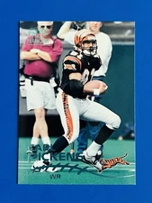 1998 Paramount Carl Pickens Bengals Blue Foil SSP Parallel Football Card #55