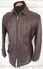 HERCULES Vintage STEERHIDE Leather Jacket COAT MOTORCYCLE Sears CLASSIC 
