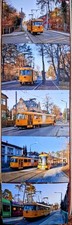 5 Fotoabzüge Straßenbahn Dresden DVB Tram Tatra Arbeitswagen Bus&Bahn Nahverkehr