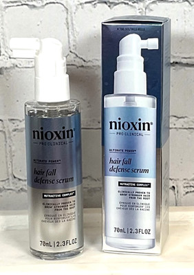 NIB NIOXIN Hair Fall Defense Serum 2.3 fl oz/70ml GROW STRONGER HAIR FROM ROOT